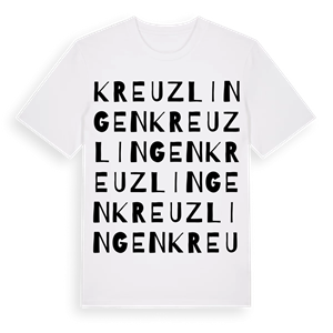 Kreuzlingen ordlek t-shirt – ekologisk bomull t-shirt från Pinshirt