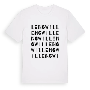 Lengwil ordlek t-shirt – ekologisk bomull t-shirt från Pinshirt