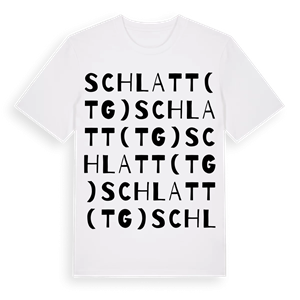 Schlatt (TG) ordlek t-shirt – ekologisk bomull t-shirt från Pinshirt