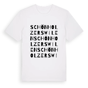 Schönholzerswilen ordlek t-shirt – ekologisk bomull t-shirt från Pinshirt