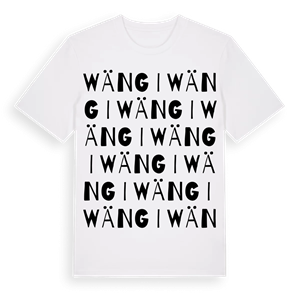 Wängi ordlek t-shirt – ekologisk bomull t-shirt från Pinshirt