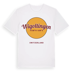 Wigoltingen cirkel t-shirt – ekologisk bomull t-shirt från Pinshirt