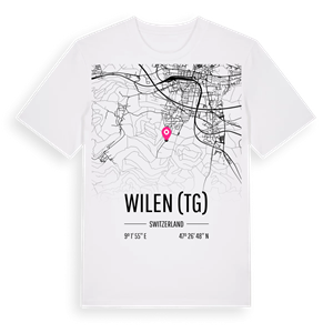 Wilen (TG) karta t-shirt – ekologisk bomull t-shirt från Pinshirt