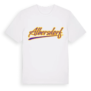 Albersdorf baseball t-shirt – ekologisk bomull t-shirt från Pinshirt