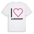Jag älskar Albersdorf t-shirt stort tryck