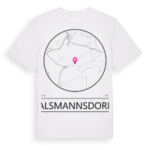 Alsmannsdorf t-shirt – ekologisk bomull t-shirt från Pinshirt