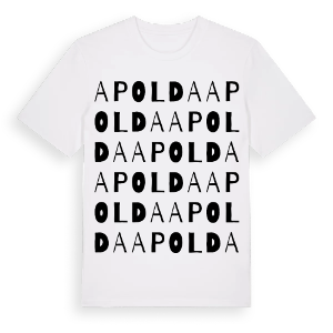 Apolda ordlek t-shirt – ekologisk bomull t-shirt från Pinshirt