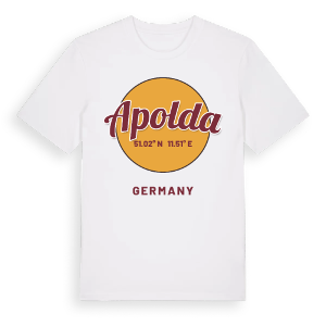 Apolda cirkel t-shirt – ekologisk bomull t-shirt från Pinshirt