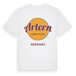 Artern cirkel t-shirt – ekologisk bomull t-shirt från Pinshirt