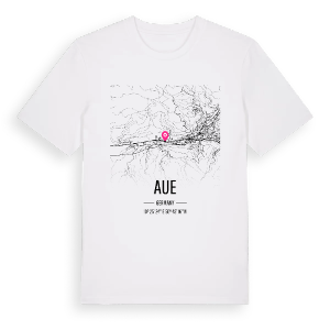 Aue karta t-shirt – ekologisk bomull t-shirt från Pinshirt