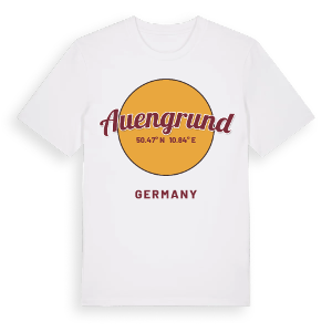 Auengrund cirkel t-shirt – ekologisk bomull t-shirt från Pinshirt