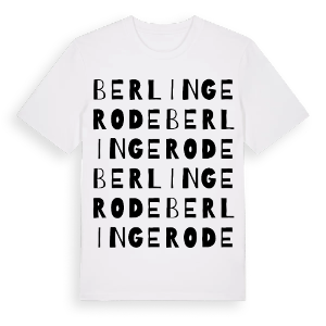 Berlingerode ordlek t-shirt – ekologisk bomull t-shirt från Pinshirt