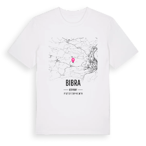 Bibra karta t-shirt – ekologisk bomull t-shirt från Pinshirt