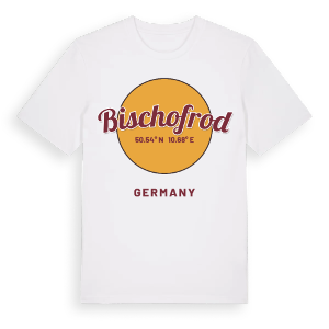 Bischofrod cirkel t-shirt – ekologisk bomull t-shirt från Pinshirt