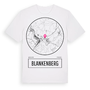 Blankenberg t-shirt – ekologisk bomull t-shirt från Pinshirt