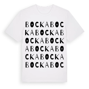 Bocka ordlek t-shirt – ekologisk bomull t-shirt från Pinshirt