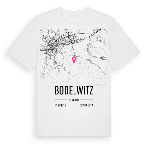 Bodelwitz karta t-shirt – ekologisk bomull t-shirt från Pinshirt