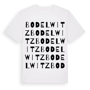 Bodelwitz ordlek t-shirt – ekologisk bomull t-shirt från Pinshirt
