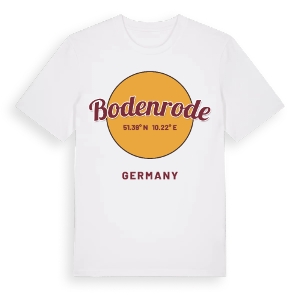 Bodenrode cirkel t-shirt – ekologisk bomull t-shirt från Pinshirt