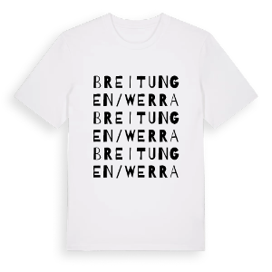 Breitungen/Werra ordlek t-shirt – ekologisk bomull t-shirt från Pinshirt