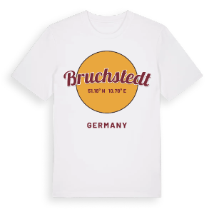 Bruchstedt cirkel t-shirt – ekologisk bomull t-shirt från Pinshirt