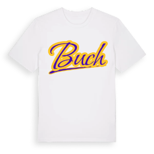 Buch baseball t-shirt – ekologisk bomull t-shirt från Pinshirt