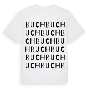 Buch ordlek t-shirt – ekologisk bomull t-shirt från Pinshirt