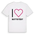 Jag älskar Buttstädt t-shirt stort tryck