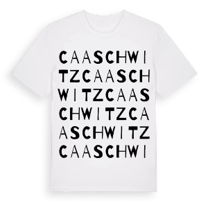 Caaschwitz ordlek t-shirt – ekologisk bomull t-shirt från Pinshirt