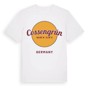 Cossengrün cirkel t-shirt – ekologisk bomull t-shirt från Pinshirt