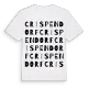 Crispendorf ordlek t-shirt