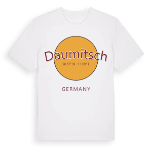Daumitsch cirkel t-shirt – ekologisk bomull t-shirt från Pinshirt