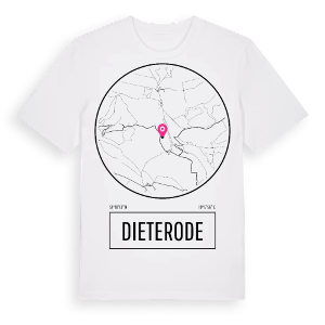 Dieterode t-shirt – ekologisk bomull t-shirt från Pinshirt
