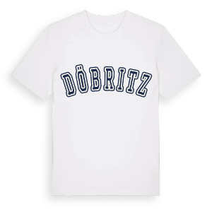 Döbritz college t-shirt – ekologisk bomull t-shirt från Pinshirt
