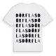 Dörflas ordlek t-shirt