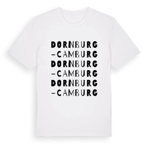 Dornburg-Camburg ordlek t-shirt – ekologisk bomull t-shirt från Pinshirt