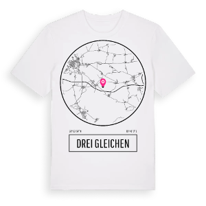 Drei Gleichen t-shirt – ekologisk bomull t-shirt från Pinshirt