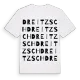 Dreitzsch ordlek t-shirt