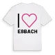 Jag älskar Eßbach t-shirt stort tryck