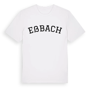 Eßbach böjd t-shirt – ekologisk bomull t-shirt från Pinshirt