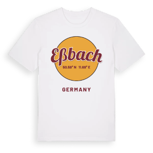 Eßbach cirkel t-shirt – ekologisk bomull t-shirt från Pinshirt