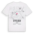 Effelder karta t-shirt