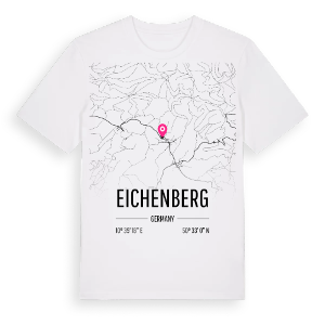 Eichenberg karta t-shirt – ekologisk bomull t-shirt från Pinshirt