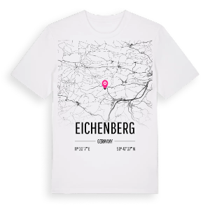 Eichenberg karta t-shirt – ekologisk bomull t-shirt från Pinshirt