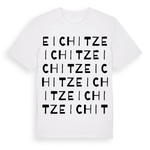 Eichitz ordlek t-shirt – ekologisk bomull t-shirt från Pinshirt