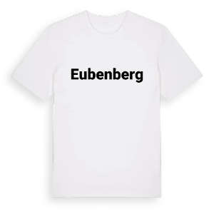 Eubenberg fetstil t-shirt – ekologisk bomull t-shirt från Pinshirt