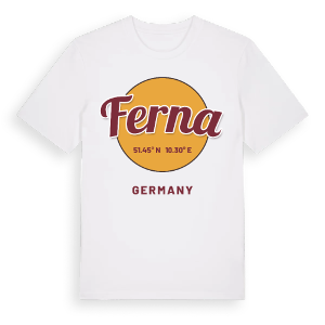 Ferna cirkel t-shirt – ekologisk bomull t-shirt från Pinshirt