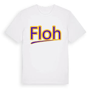 Floh baseball t-shirt – ekologisk bomull t-shirt från Pinshirt
