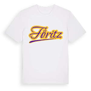 Föritz baseball t-shirt – ekologisk bomull t-shirt från Pinshirt