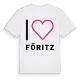 Jag älskar Föritz t-shirt stort tryck